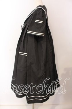 画像3: metamorphose / セーラーリボンタイシャツワンピース(ワッペン付)  クロ O-25-09-08-065-ME-OP-IG-OS
