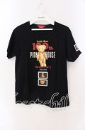 PINK HOUSE / テディベアアニバーサリーTシャツ Ｍ クロ O-25-09-08-008-LO-TS-IG-OS
