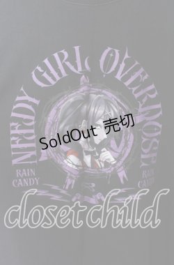 画像2: NEEDY GIRL OVERDOSE / あめちゃんパンク ロンT XL クロ O-25-09-08-078-PU-TO-IG-OS