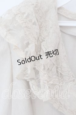 画像2: INGEBORG / レース襟ジャケット M ベージュ O-25-09-08-012-LO-JA-OW-OS