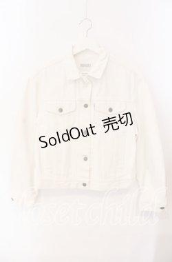 画像1: PINK HOUSE / 胸ポケット使いデニムジャケット  シロ O-25-09-08-014-LO-JA-OW-OS