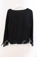 画像2: 【SALE】an another angelus / レーザーカット使いトップス  クロ O-25-09-08-018-CA-TO-IG-ZT009 (2)