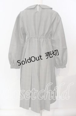 画像3: FLC / チェック柄ボックスプリーツワンピース L ブラウン O-25-09-08-023-LO-OP-IG-OS