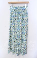 画像3: 【SALE】F&A / ペイントチューリップ柄マーメイドスカート F グリーン系 O-25-09-08-033-LO-SK-OW-ZT007 (3)