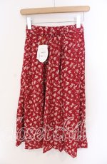 画像3: 【SALE】an another angelus / ベルト付きプリントスカート F アカ O-25-09-08-034-CA-SK-OW-ZT007 (3)