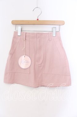 画像1: Katie / CASUALTIES mini skirt　スカート XS ピンク O-25-09-08-035-LO-SK-OW-OS