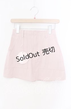 画像1: Katie / CASUALTIES mini skirt　スカート XS ピンク O-25-09-08-035-LO-SK-OW-ZT007