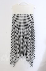 画像3: 【SALE】axes femme / フラワーモチーフ使いイレヘムチュニック  アイボリー×クロ O-25-09-09-032-AX-TO-IG-ZT035 (3)