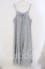 axes femme / レースキャミワンピース  サックス O-25-09-09-036-AX-OP-IG-ZT037