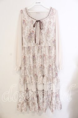 画像1: axes femme / マドモワゼルワンピース M キナリ O-25-09-09-038-AX-OP-OW-OS