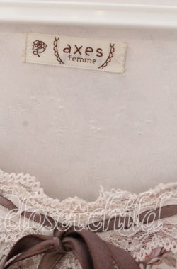 画像3: axes femme / マドモワゼルワンピース M キナリ O-25-09-09-038-AX-OP-OW-OS