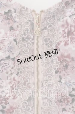 画像2: axes femme / フルールPTジップ付ビスチェ  ピンク O-25-09-09-040-AX-TO-IG-OS