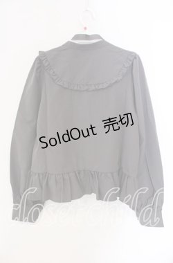 画像3: FLC / 皆方由衣コラボペプラムブラウス L グレー O-25-09-09-041-LO-BL-IG-ZT359