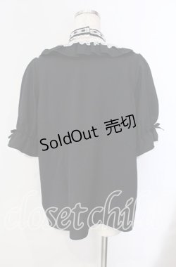 画像3: DearMyLove / チョーカーメイドフリルヨークトップス 3L クロ×シロ O-25-09-09-042-EL-TO-IG-ZT256