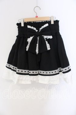 画像3: DearMyLove / カシュクールフリルはしごレーススカート LL クロ×シロ O-25-09-09-044-EL-SK-IG-OS
