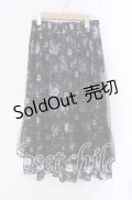 axes femme / マルチWAYレース花柄スカート F クロ O-25-09-09-046-AX-SK-IG-OS