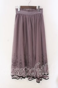 axes femme / ステラートフロッキーＰＴスカート  ラベンダー O-25-09-09-052-AX-SK-IG-ZT089