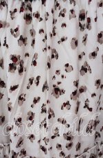画像2: 【SALE】axes femme / レオパード柄スカート  アイボリー×クロ O-25-09-09-058-AX-SK-IG-ZT259 (2)