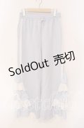 Jamie エーエヌケー / パッチワークパンツ  サックス O-25-09-09-061-LO-PA-IG-OS