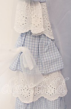 画像2: Jamie エーエヌケー / パッチワークパンツ  サックス O-25-09-09-061-LO-PA-IG-OS
