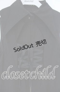 画像2: BPN / レースアップノースリーブワンピース M ブラック O-25-09-09-006-GO-OP-IG-OS