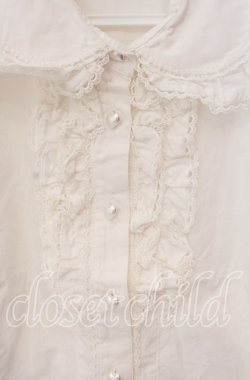 画像2: BABY,THE STARS SHINE BRIGHT / Petit フリルブラウス  シロ O-25-09-09-072-BA-BL-IG-OS