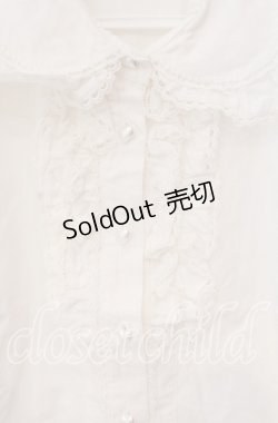 画像2: BABY,THE STARS SHINE BRIGHT / Petit フリルブラウス  シロ O-25-09-09-072-BA-BL-IG-OS