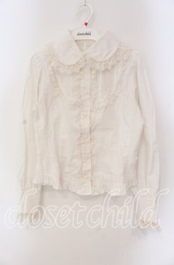 画像1: Innocent World / マジョレーヌブラウス S オフシロ O-25-09-09-073-IW-BL-IG-OS