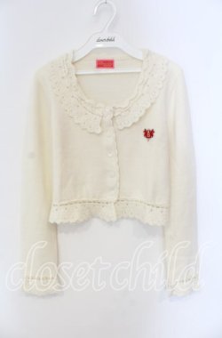 画像1: BABY,THE STARS SHINE BRIGHT / プリンセスドロップフリルボレロ  アイボリー O-25-09-09-075-BA-TO-IG-OS