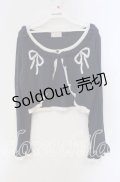 Penderie / リボンフリルボレロ  ネイビー O-25-09-09-076-LO-TO-IG-OS