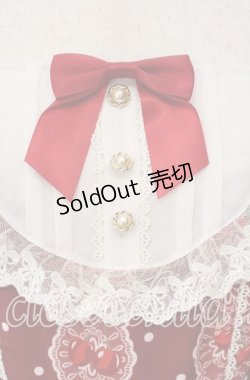 画像2: axes femme kawaii / クマパフェ総柄ジャンスカ  アカ O-25-09-09-079-AX-OP-IG-OS