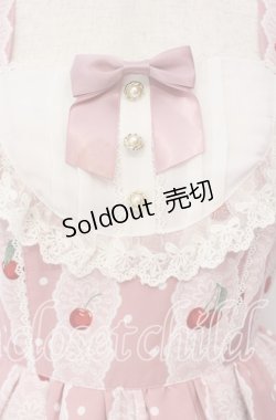 画像2: axes femme kawaii / クマパフェ総柄ジャンスカ  ピンク O-25-09-09-080-AX-OP-IG-OS