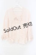 PINK HOUSE / タックリボンブラウス  薄ピンク O-25-09-09-007-LO-BL-IG-OS