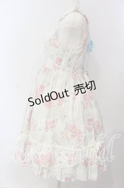 画像4: BABY,THE STARS SHINE BRIGHT / ある日のラナンキュラスBuzetジャンパースカート  ミント O-25-09-09-083-BA-OP-IG-OS