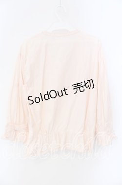 画像3: PINK HOUSE / タックリボンブラウス  薄ピンク O-25-09-09-007-LO-BL-IG-OS