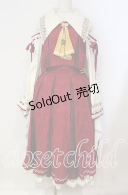 画像1: Hoshibako Works / 博麗霊夢 セットアップワンピース M アカ×キナリ O-25-09-09-086-LO-OP-OW-OS