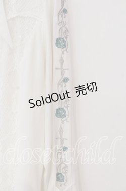 画像3: Ozz oneste / Dark Wizardカットブラウス  ホワイト O-25-09-09-009-OO-BL-OW-OS