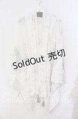 Qutie Frash / 4店舗限定着物ストールカーデ  ホワイト O-25-09-09-011-QU-JA-OW-OS