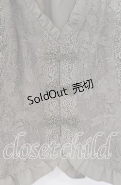 画像2: axes femme / ビットデザインレースベスト M グリーン O-25-09-09-015-AX-TO-IG-OS