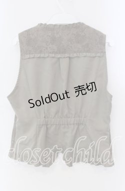 画像3: axes femme / ビットデザインレースベスト M グリーン O-25-09-09-015-AX-TO-IG-OS