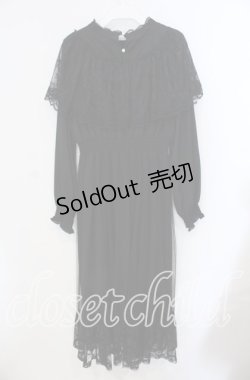 画像3: axes femme / ヴィンテージ風ドレス  クロ O-25-09-09-023-AX-OP-IG-OS