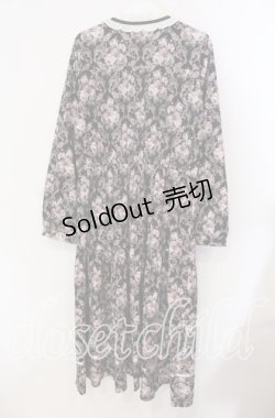 画像3: axes femme / ウォールオーナメント柄ワンピース  クロ O-25-09-09-026-AX-OP-IG-OS