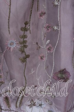 画像2: axes femme / ボタニカル刺繍スカート  ピンク O-25-09-11-032-AX-SK-IG-OS