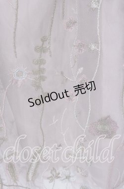 画像2: axes femme / ボタニカル刺繍スカート  ピンク O-25-09-11-032-AX-SK-IG-OS