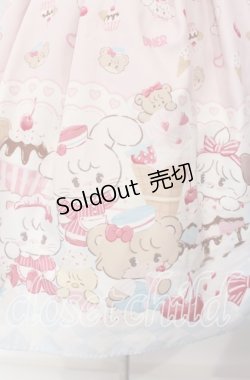 画像3: axes femme kawaii / mikko illustration × axes femme KAWAII ダイナーカフェワンピース  ピンク O-25-09-11-003-AX-OP-IG-OS