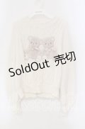 LIZ LISA / Twin Bearsニットトップス  オフ O-25-09-11-042-LO-TO-IG-OS