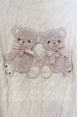 画像2: LIZ LISA / Twin Bearsニットトップス  オフ O-25-09-11-042-LO-TO-IG-OS