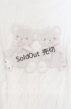 画像2: LIZ LISA / Twin Bearsニットトップス  オフ O-25-09-11-042-LO-TO-IG-OS