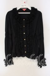 BABY,THE STARS SHINE BRIGHT / Alice in the Crystal Palaceブラウス  クロ O-25-09-11-043-BA-BL-IG-OS