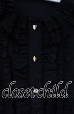 画像2: BABY,THE STARS SHINE BRIGHT / Alice in the Crystal Palaceブラウス  クロ O-25-09-11-043-BA-BL-IG-OS (2)